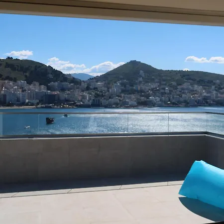 Panoramic Sea View Penthouse - Huge Private Terrace Portside Саранда
