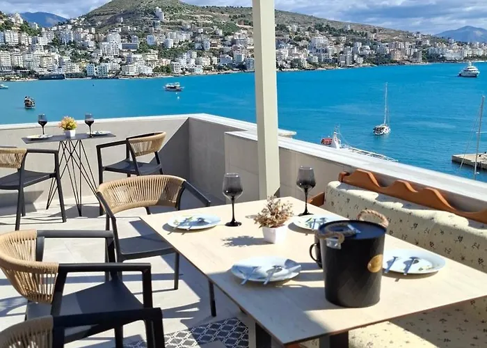 Apartment Skydeck Saranda - Panoramic Terrace Penthouse